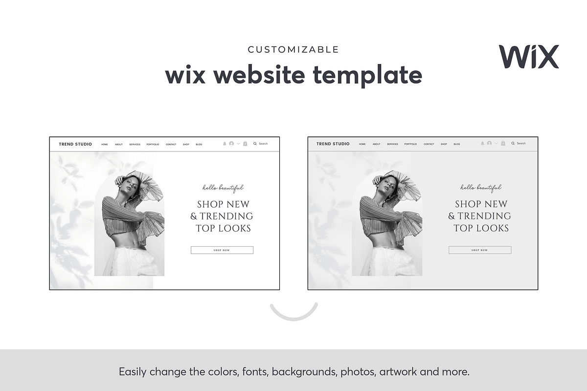 Ecommerce Wix Website Template, a Wix Template by Studio Luxe Creative (Photo 8 of 12)