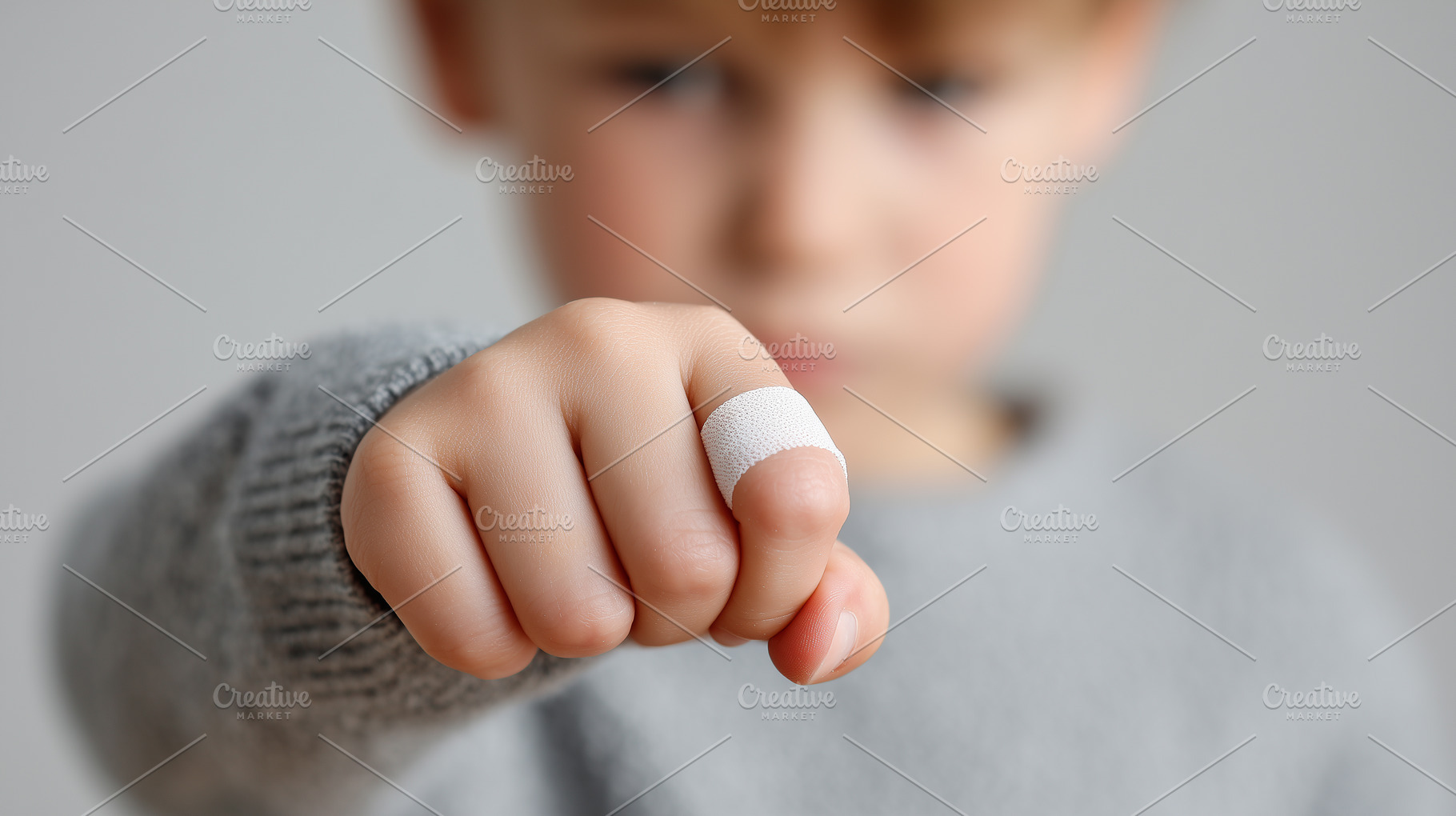 Close up of a child’s hand with, a Health & Medical Photo by MistyDay