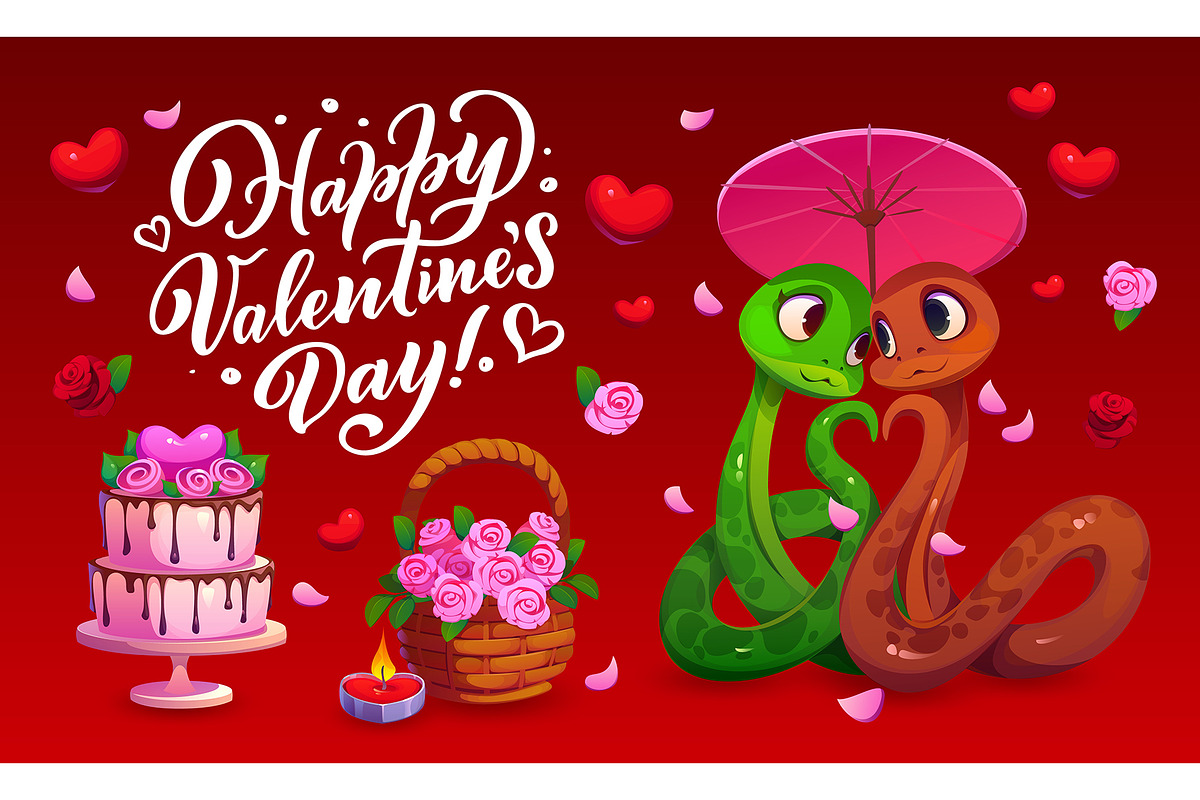 Happy Valentine Day greeting card, an Illustration by Vector Tradition (Photo 3 of 3)