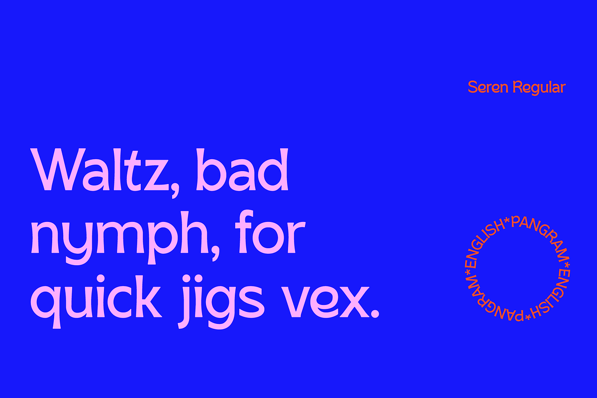SK Seren, a Sans Serif Font by Salih Kizilkaya (Photo 5 of 15)