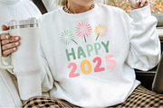 Happy New Year Fireworks Clipart Bun, an Illustration by Sublimation Artist (Thumbnail 4 of 6)