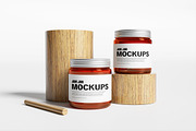Jam Jar Mockup, a Packaging Mockup by AndikaGraphic (Thumbnail 3 of 5)