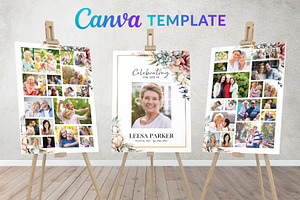 Funeral Photo Sign | Funeral Poster