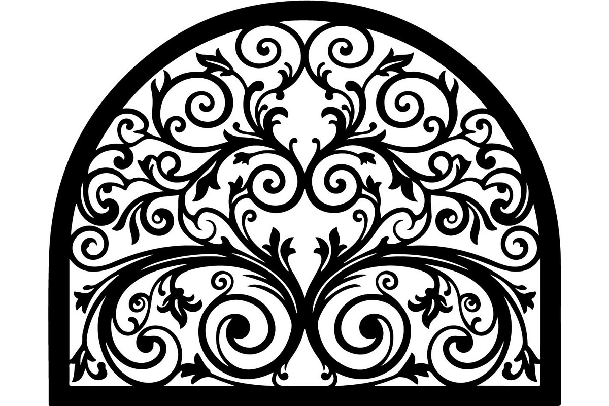 Decorative Arch Window Vector Pack, a Decorative Illustration by Designer_Momina (Photo 17 of 21)