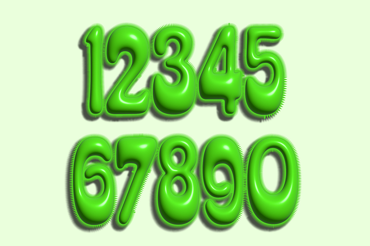 Glossy Inflated 3D Text Effectt preview 2