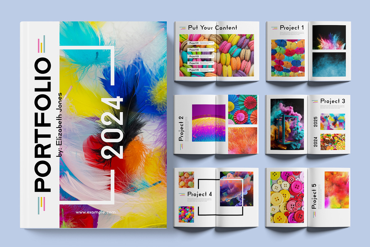 Portfolio Layout, a Magazine Template by ContestDesign (Photo 1 of 4)