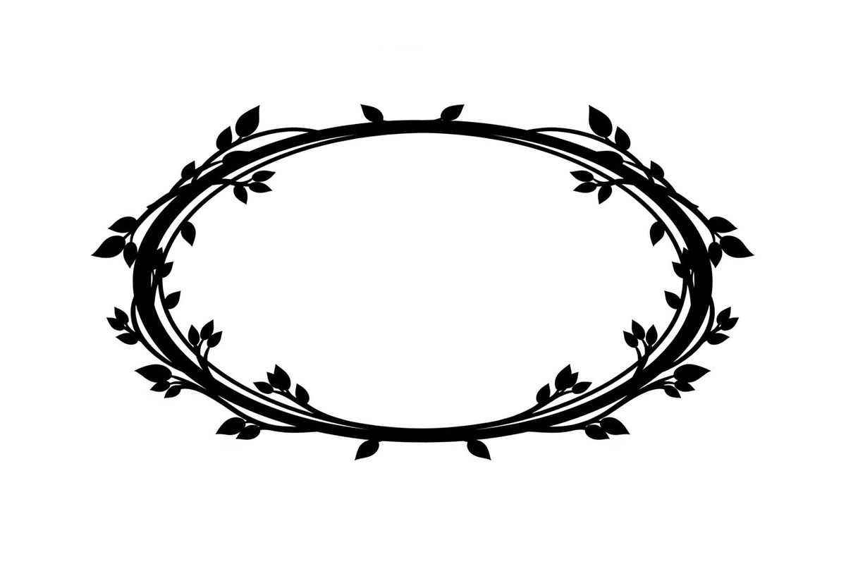 Decorative Nature Frame Silhouette, a Graphic by BIPLOB EXPERT (Photo 2 of 13)