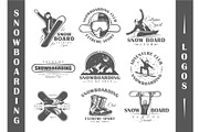 18 Snowboarding Logos Templates, a Branding & Logo Template by Art Design (Thumbnail 3 of 26)