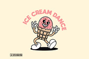 Happy Ice Cream Mascot, an Illustration by kalehstudio (Thumbnail 5 of 5)