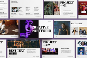 Creative Portfolio Presentation, a Presentation Template by E-Type