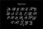 Amigos Chicano Script Tattoo Font, a Script Font by WhymoreArt (Thumbnail 10 of 13)