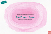 Watercolor background Call me Pink, a Texture Graphic by LittleAcornGraphics (Thumbnail 5 of 13)
