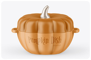 Pumpkin Dish Mockup