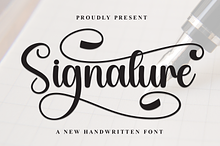 Signature | Script Font