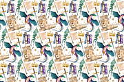 Bookish Seamless Pattern, a Pattern Graphic by Coastal 5 Designs (Thumbnail 2 of 3)