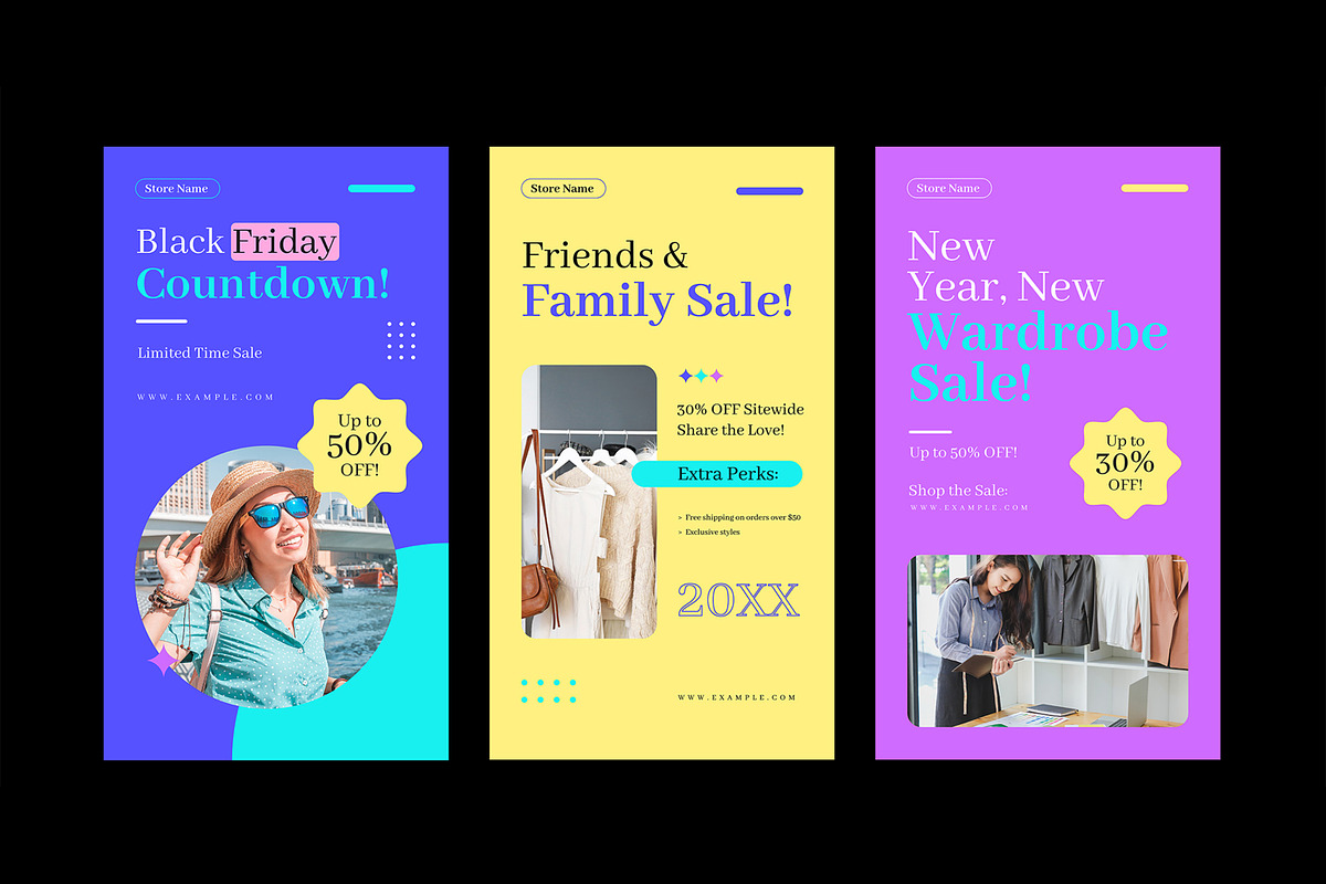 Fashion Sale Social Media Story, a Social Media Template by CreativeShaper (Photo 2 of 4)