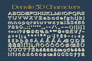 Denvile 3D, a Serif Font by Craft Supply Co. (Thumbnail 8 of 8)