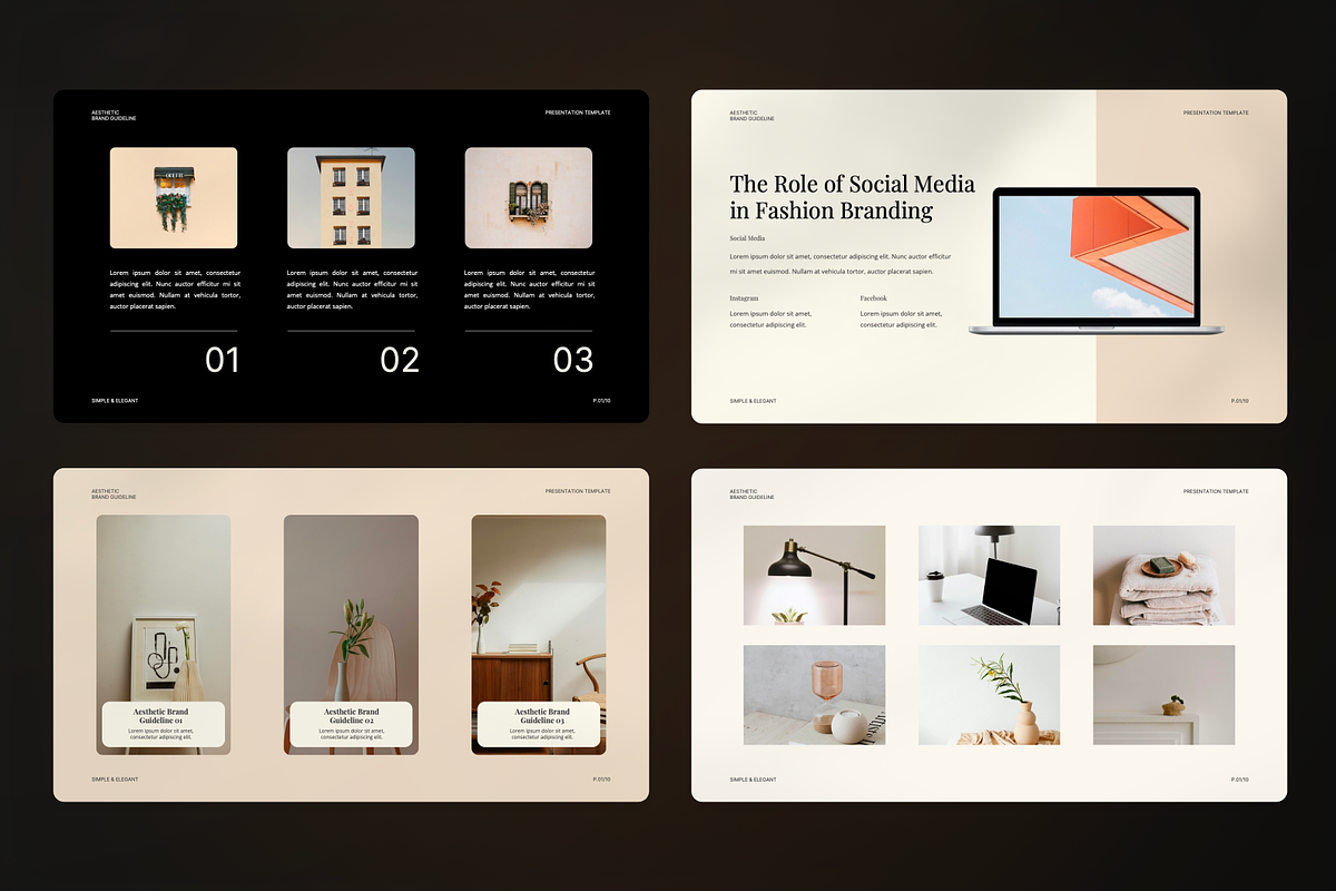 Aesthetic Brand Guideline Keynote, a Presentation Template by SquidPixey (Photo 3 of 7)