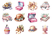 Cute Wedding Clipart, an Illustration by Design Market (Thumbnail 2 of 3)