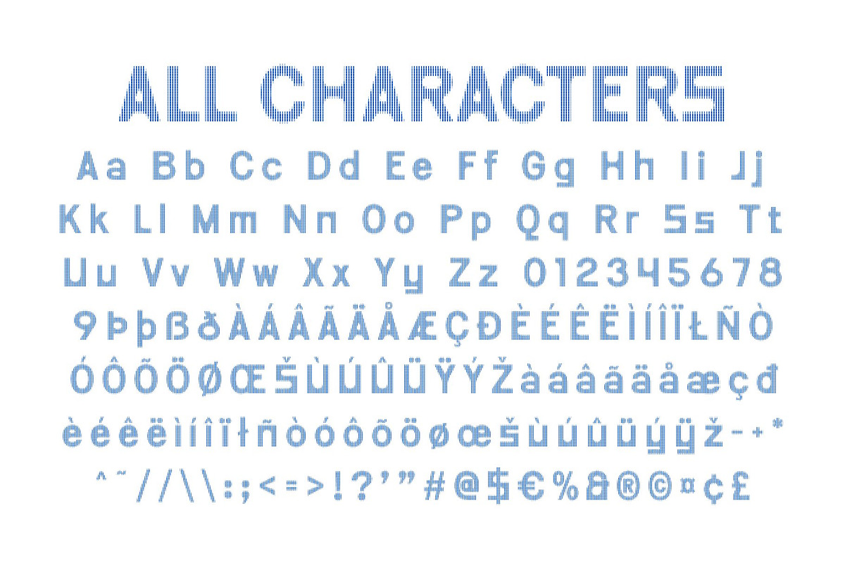 Blazhe Slitscan, a Sans Serif Font by Craft Supply Co. (Photo 8 of 8)