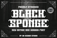 Black Sponge - Gothic Font