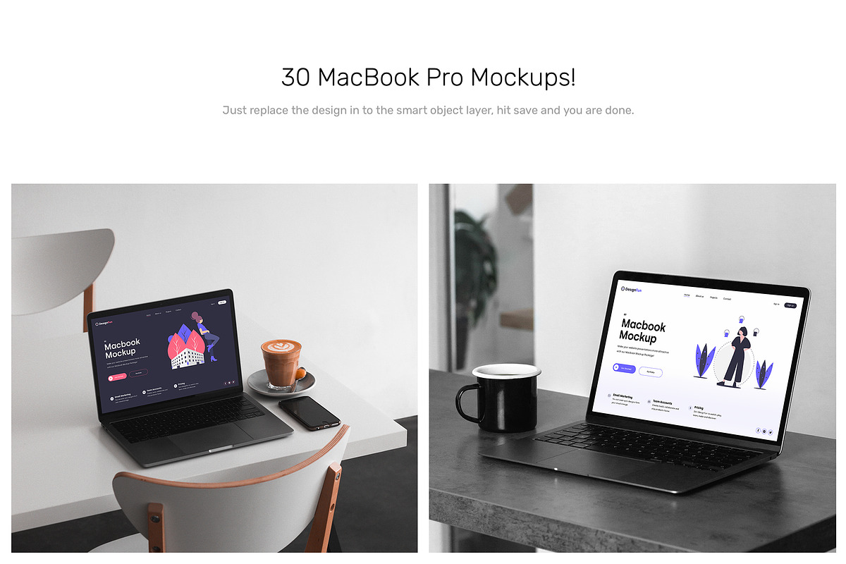 MacBook Mockups - Workspace Mockups, a Mac Mockup by Mr.Mockup™ (Photo 4 of 13)