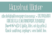 Hazelnut Water, a Sans Serif Font by Brittney Murphy Design (Thumbnail 2 of 3)