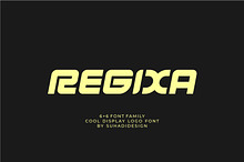 Regixa - Display Logo Font