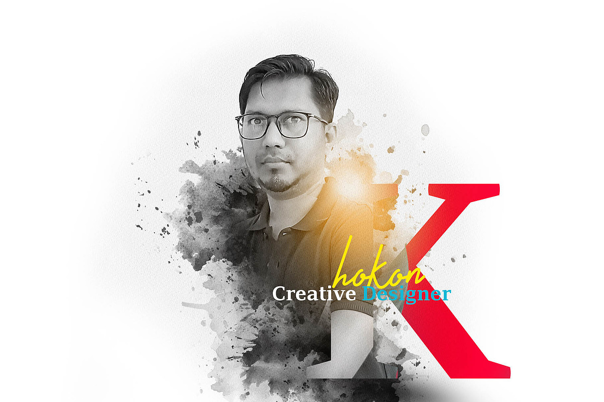 Creative Letter Portrait Template, an Action Add-On by MRI STUDIO (Photo 4 of 42)