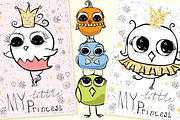 Cute Birds, an Animal Illustration by Virinaflora (Thumbnail 3 of 4)