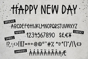 Happy New Day Font