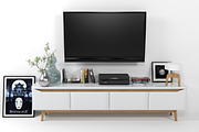 TV stand 1702, a Furniture 3D Model by inDahouze (Thumbnail 1 of 9)