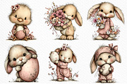 Whimsical Easter Clipart, an Illustration by Craft Nest (Thumbnail 4 of 11)