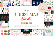 the Big Christmas bundle, a Pattern Graphic by Katie Lisker (Thumbnail 1 of 27)