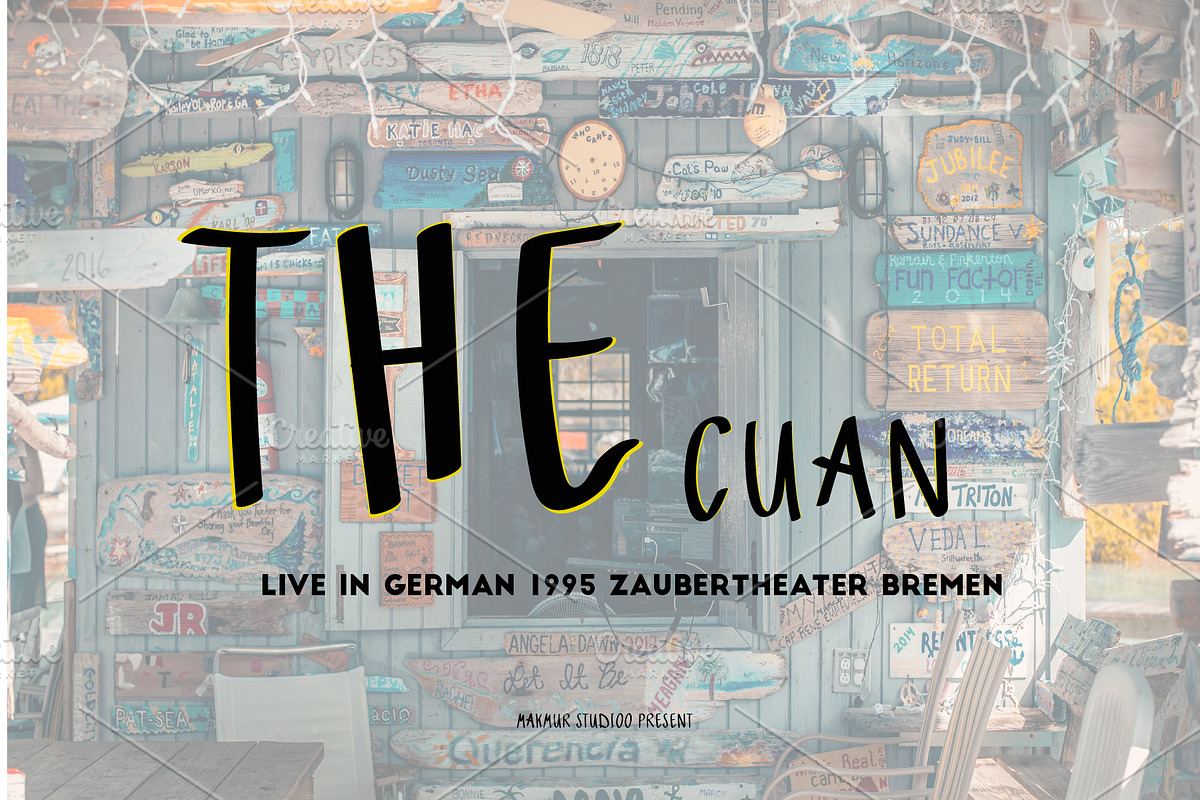 The Cuan Font - Forzatype, a Script Font by ForzaType (Photo 1 of 6)