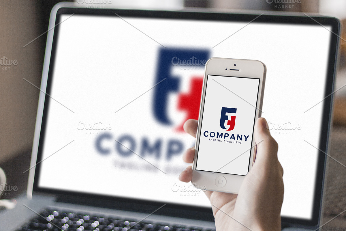 Ft letter minimal logo design, a Branding & Logo Template by Amadul11 (Photo 4 of 4)