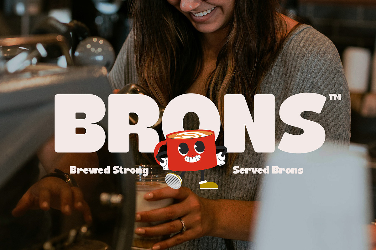 Brons - Bold Display Sans Serif Font, a Sans Serif Font by Flawless And Co (Photo 3 of 10)