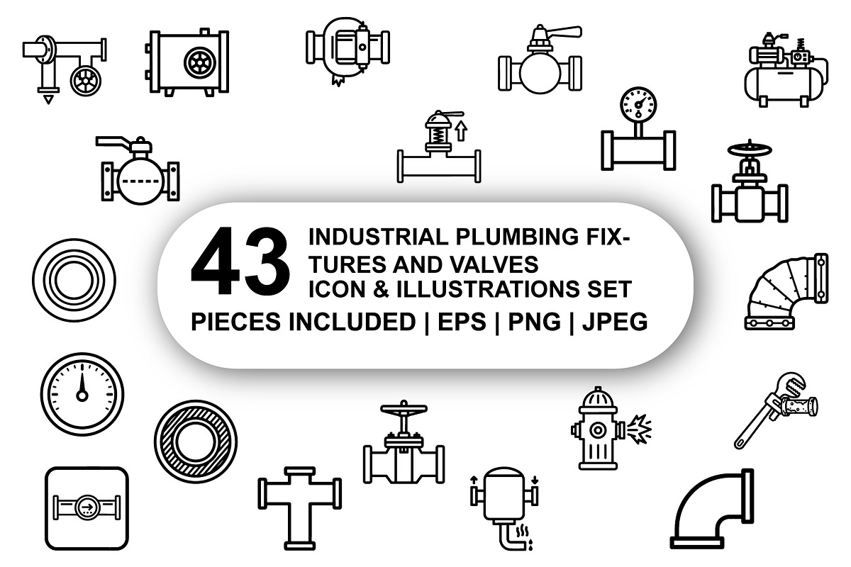 Plumbing fixtures Icon Set, an Outline Icon by Nurlan's shop (Photo 1 of 6)