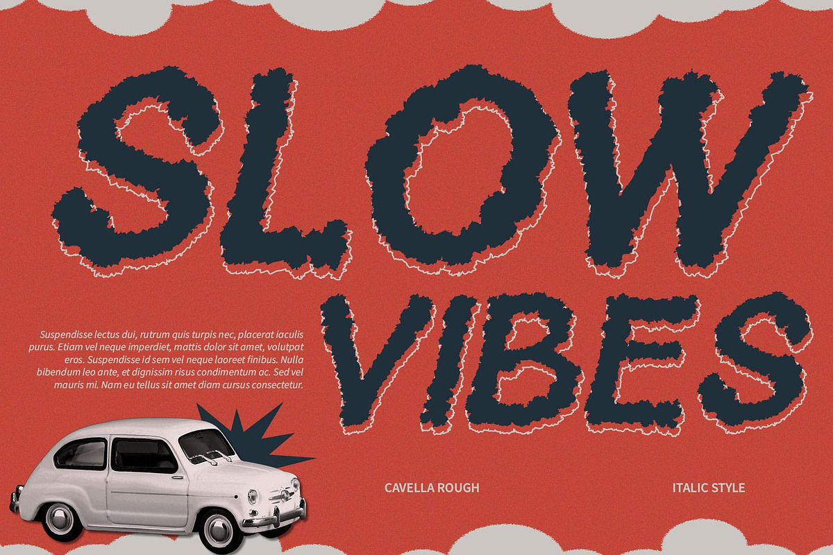 Cavella Rough, a Sans Serif Font by Craft Supply Co. (Photo 2 of 8)