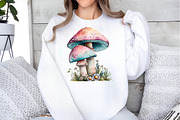 Watercolor mushroom clipart Bundle, an Illustration by GatewayDesign (Thumbnail 5 of 5)