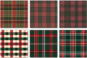 Christmas Plaid Pattern Design, a Background Graphic by DreamCafeArt (Thumbnail 4 of 7)