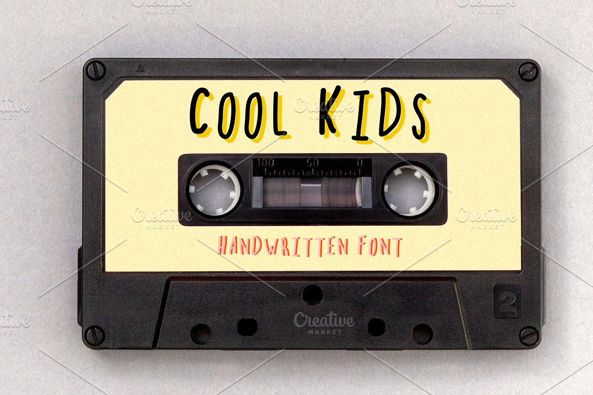 Cool Kids Font, a Script Font by Nuchylee Photo (Photo 1 of 7)