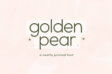 Golden Pear | Cute Sans Font