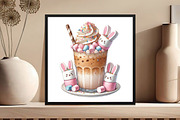 Easter Iced Coffee Sublimation, an Illustration by DreamCafeArt (Thumbnail 3 of 5)