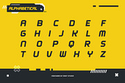 Frankerd - Modern Industrial Font, a Font by Drizy (Thumbnail 3 of 10)