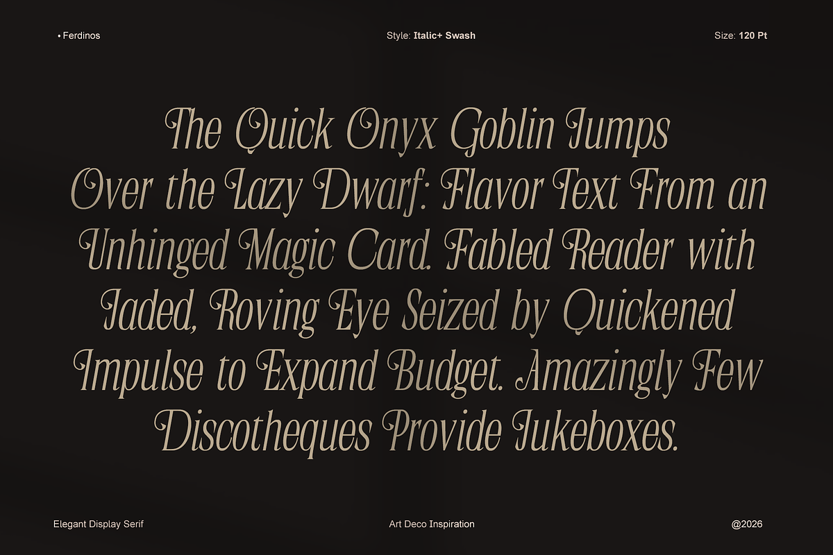 Ferdinos, a Serif Font by Dora Typefoundry (Photo 4 of 14)