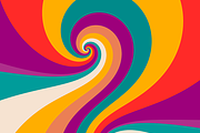 RETRO SWIRLS, a Texture Graphic by CULTVISION (Thumbnail 2 of 7)
