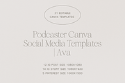 Ava | Canva Social Media Templates, a Social Media Template by With Faith & Love (Thumbnail 2 of 13)