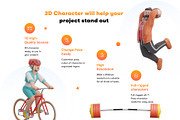 3D Character Sports Pack, a Characters & Person 3D Model by orenjidesign (Thumbnail 2 of 7)