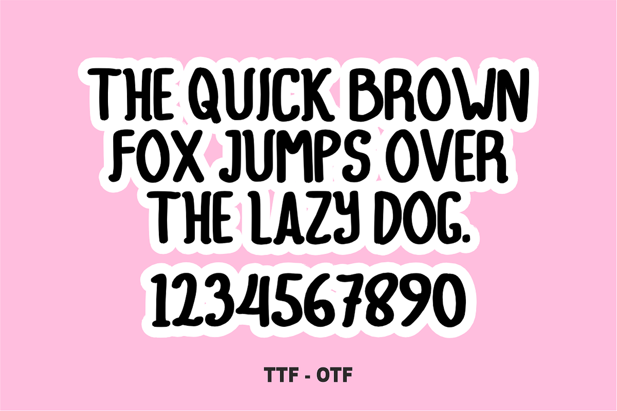 Simple Valentine - Cute Love Font, a Handwritten Font by KiddoGlyphs Studio (Photo 4 of 5)